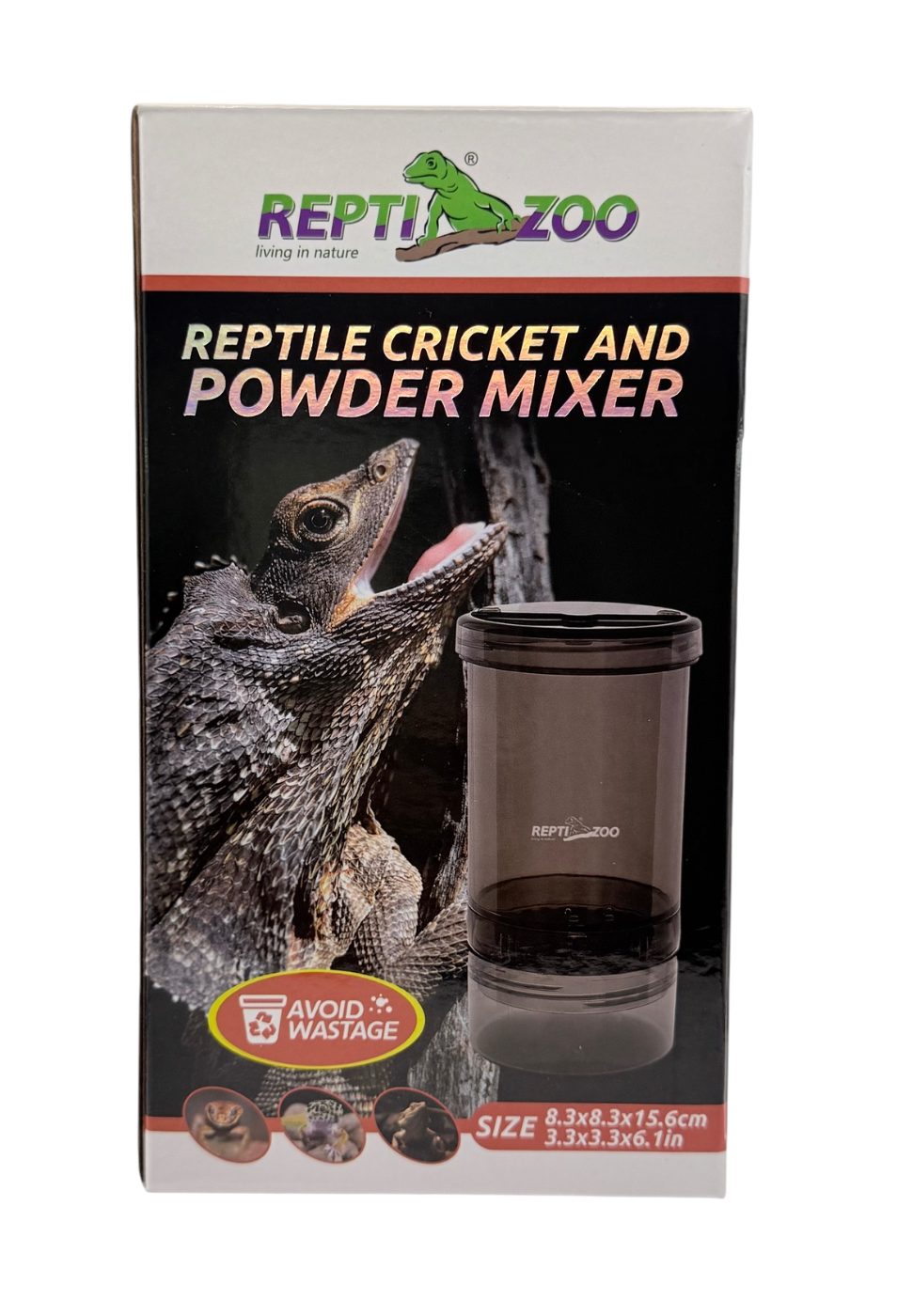 Reptizoo Reptile Cricket & Powder Mixer