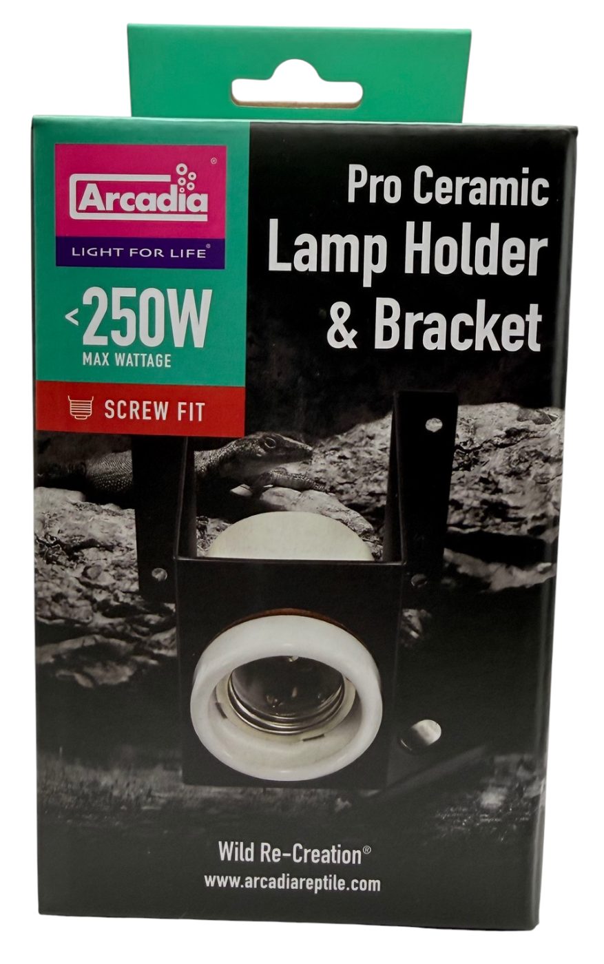 Arcadia Pro Ceramic Lamp Holder & Bracket