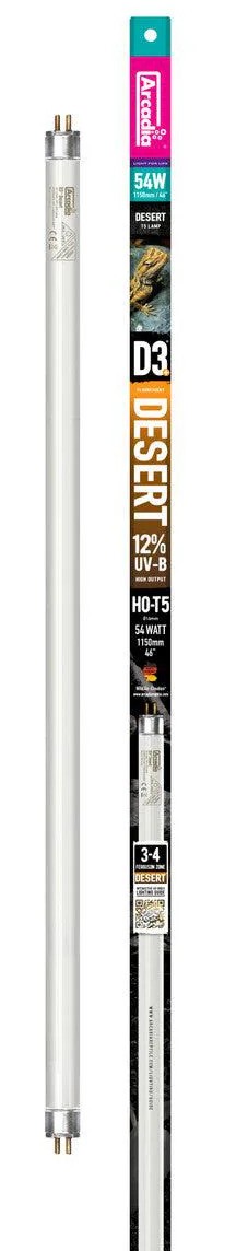 Arcadia D3 Reptile T5 Lamp 12%