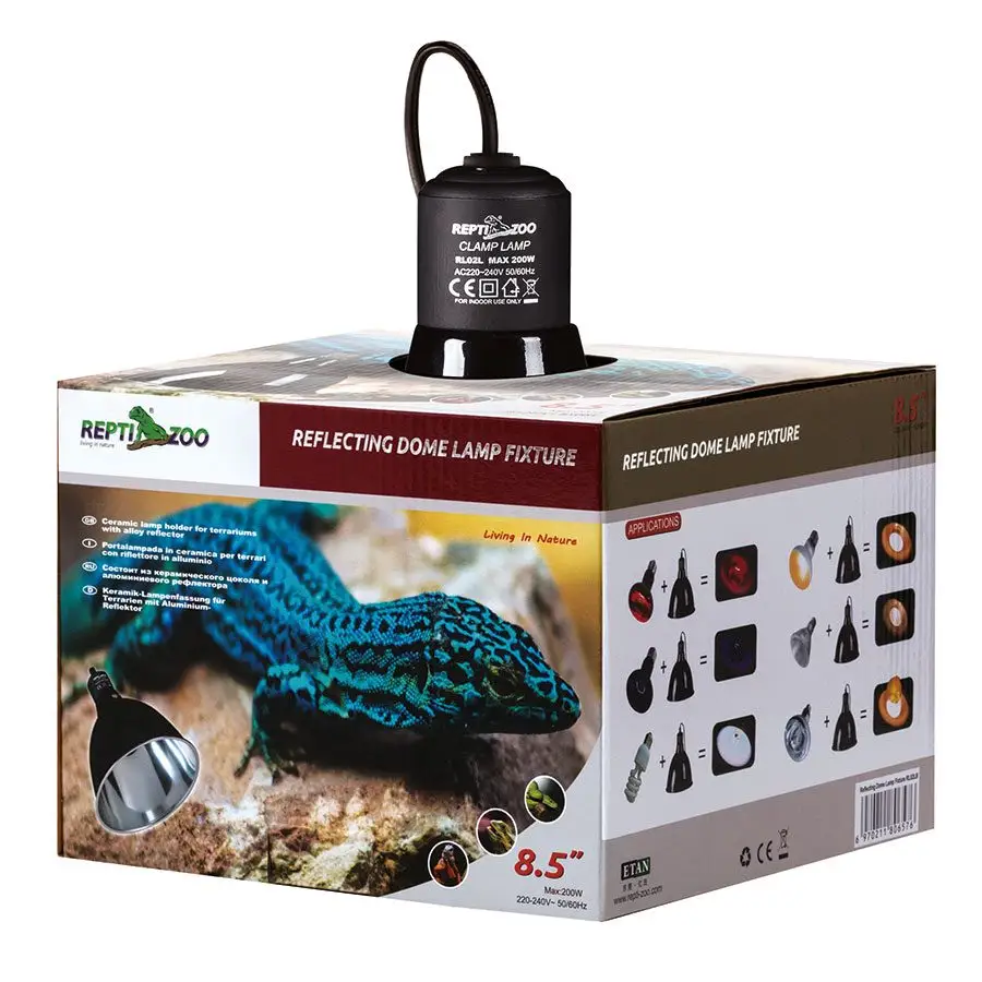 REPTIZOO REPTILE LAMP FIXTURE OPTICAL REFLECTOR
