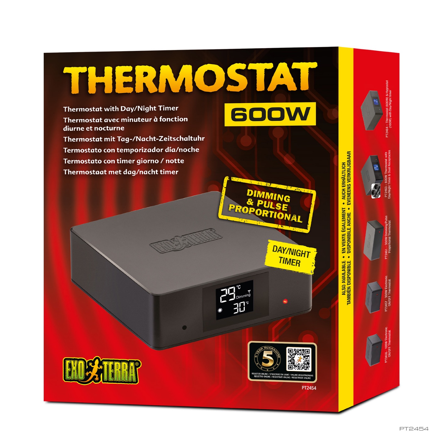 Exo Terra Thermostat 600W Dimming & Pulse