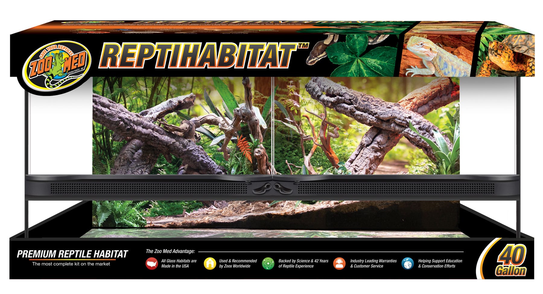 Zoo Med Reptihabitat Double Door